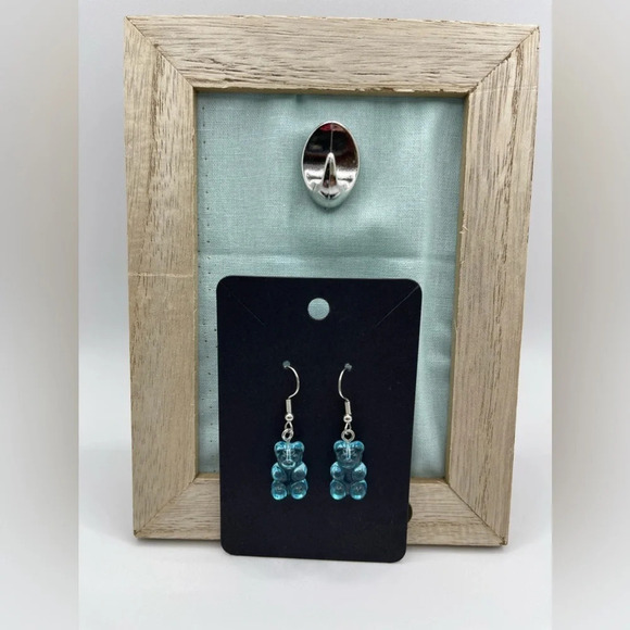 3 for $20 Cute Blue Gummy Bear Acrylic Earrings for Women - Fun “You Pick 3” - Picture 1 of 6